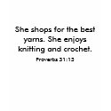 Knitting and Crochet ladies shirt