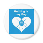 Knitting Bag Magnet