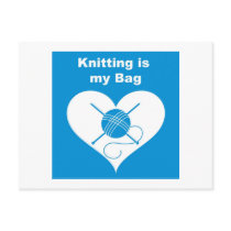Knitting Bag postcards