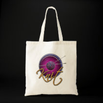 Knitting Bag tote bags