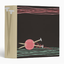 Knitting ball of yarn crochet notebook binder