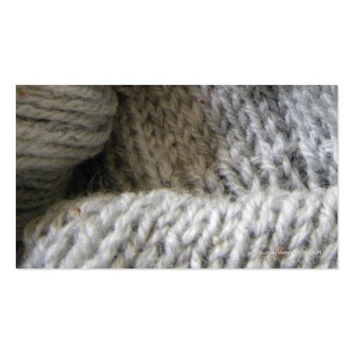 Knitting/ Business Card Templates (back side)