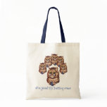 Knitting Crazy Tote Bag