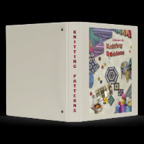 Knitting (customizable) binders