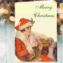 Knitting for Christmas cards