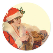 Knitting for Christmas Sticker