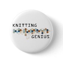 Knitting Genius Pin