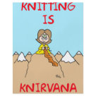 8.5x11 - knitting is knirvana guru