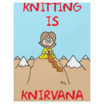 knitting is knirvana guru custom flyer