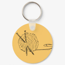 Knitting! keychains by shopstew Knitting! keychains