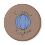 Knitting Knights Logo Magnets