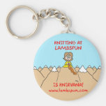 knitting knirvana lambspun key chains