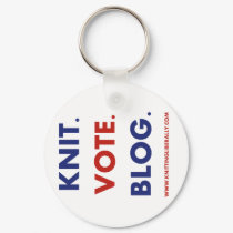 Knitting Liberally Key Chain keychains by knittingliberally Knitting Liberally Key Chain keychains