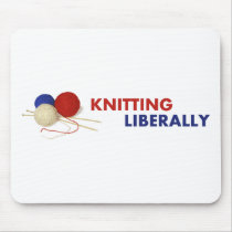 Knitting Liberally - Mousepad by knittingliberally Knitting Liberally - Mousepad