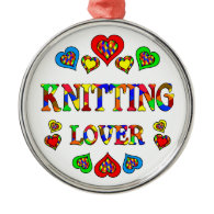 Knitting Lover Christmas Ornaments