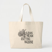 Knitting Machine Tote Bags