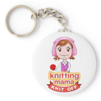 Knitting Mama keychains