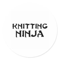 Knitting Ninja Sticker