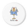 Knitting Nut Fridge Magnet