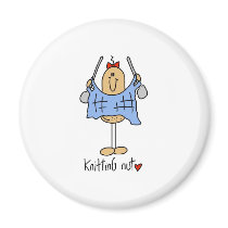 Knitting Nut magnets by stick_figures Knitting Nut magnets