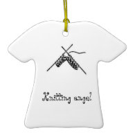 Knitting ornament