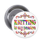 Knitting Passion Button