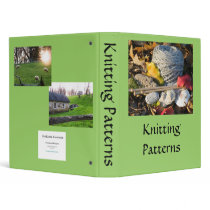 Knitting Pattern Book Binders