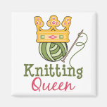 Knitting Queen Magnet