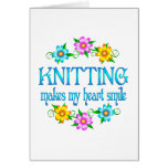 Knitting Smiles Greeting Card