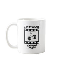Knitting Stunts mugs