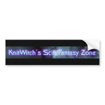 KnitWitch Bumper sticker