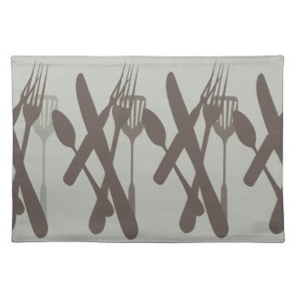 Knives and Forks and Spoons Oh My!! placemat
