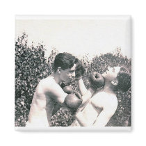 KNOCK EM OUT magnets by amazingvintage KNOCK EM OUT magnets