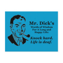 Knock Hard postcards