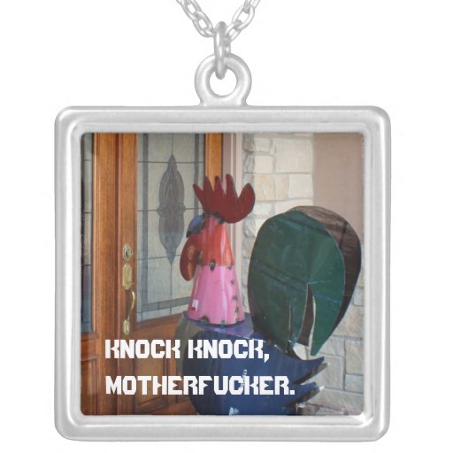Knock-knock necklace