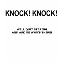 knock knock tank t-shirts by iisap1 knock knock tank t-shirts