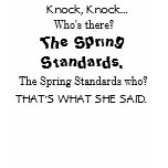 Knock, Knock..., Who's there?, The Spring Stand... t-shirts