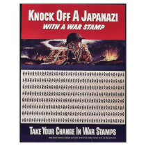 Knock Off A Japanpzi With A War Stamp Flyer Design