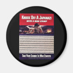 Knock Off A Japanpzi With A War Stamp Refrigerator Magnets