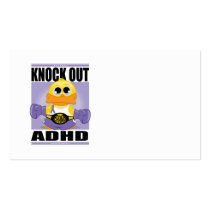 Knock Out ADHD business cards