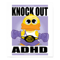 Knock Out ADHD posters