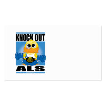 Knock Out ALS Business Card