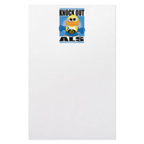 Knock Out ALS Custom Stationery