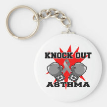 Knock Out Asthma Keychains