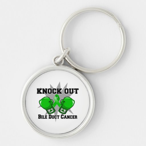 Knock Out Bile Duct Cancer Keychains