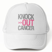 Knock Out Cancer - Breast Cancer hats