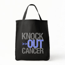Knock Out Cancer - Stomach Cancer bags by cancerapparel Knock Out Cancer - Stomach Cancer bags