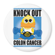 Knock Out Colon Cancer magnets