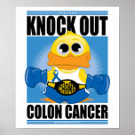 Knock Out Colon Cancer posters