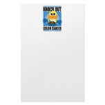 Knock Out Colon Cancer Customized Stationery